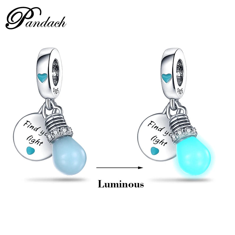 Ciondoli Argento 925 - Lucciole, Stelle e Camaleonti Luminescenti, per Bracciali Pandora StyleMagia e luce in ogni dettaglio! Perfectti per creare gioielli unici.