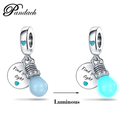 Ciondoli Argento 925 - Lucciole, Stelle e Camaleonti Luminescenti, per Bracciali Pandora StyleMagia e luce in ogni dettaglio! Perfectti per creare gioielli unici.