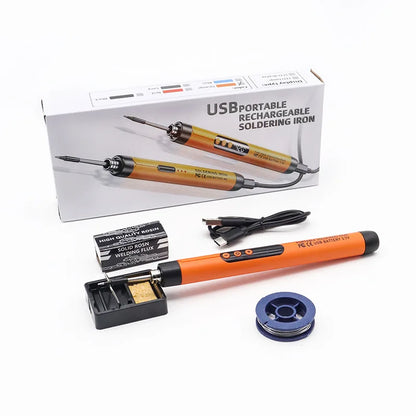 Saldatore USB Portatile Digitale | Display LED | Mini Stazione Saldo Ricaricabile per DIY