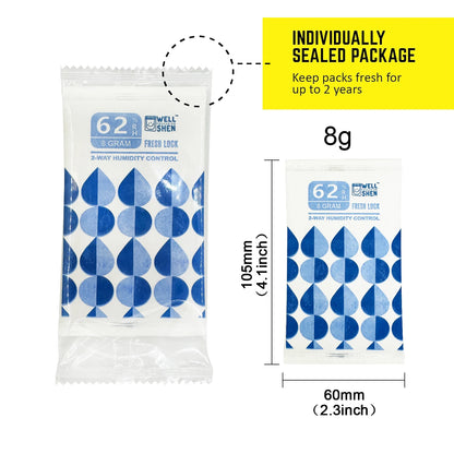 Sacchetti Terp-Control Mylar | Sigillabili a Caldo | 1/8Oz - 2Lb | 58-62% RH