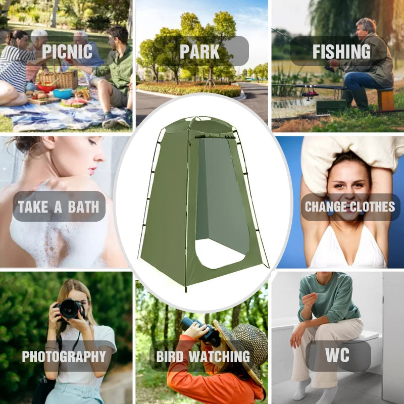 Tenda Doccia Portatile - Privacy per Campeggio, Spiaggia e Bagno