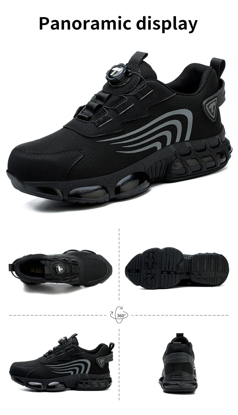 👞 SCARPE DI SICUREZZA ROTATIVE UOMO - Stile Sportivo, Protezione Totale!