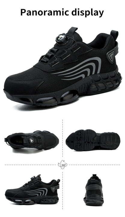 👞 SCARPE DI SICUREZZA ROTATIVE UOMO - Stile Sportivo, Protezione Totale!