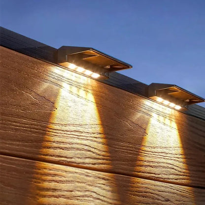 Luci Solari da Parete LED  Impermeabili IP65, per Recinzione, Ponte, Cortile, Esterno