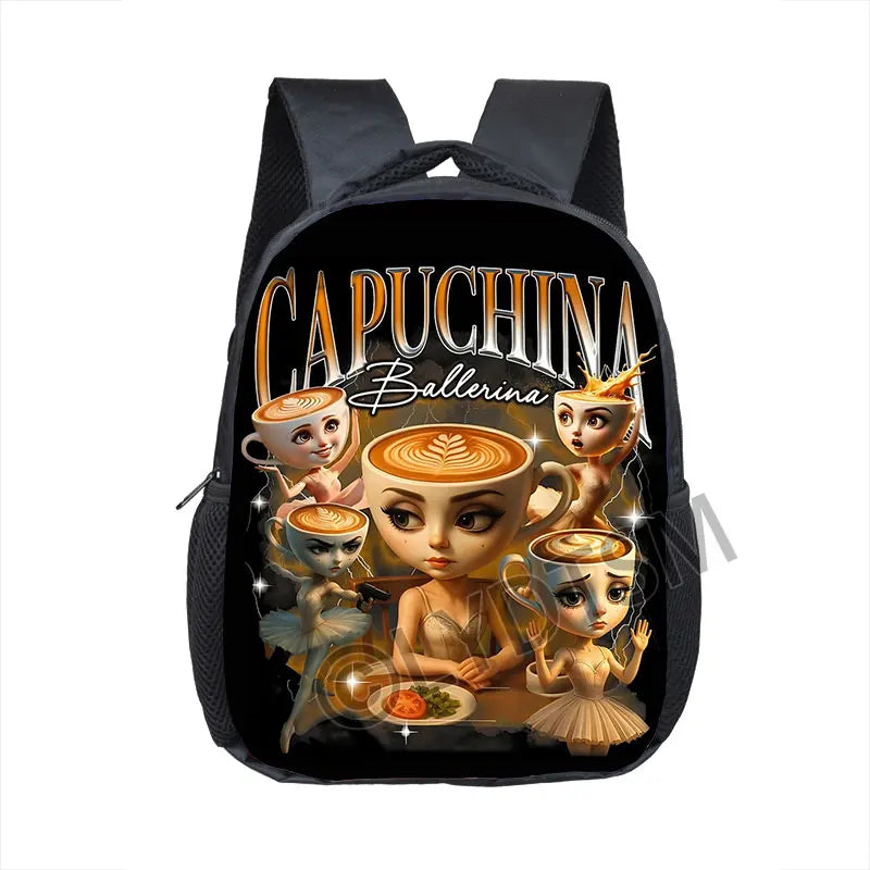 🎒 Zaino Brainrot Italiano - Tralalero Tralalà! Per Bambini 2-4 Anni