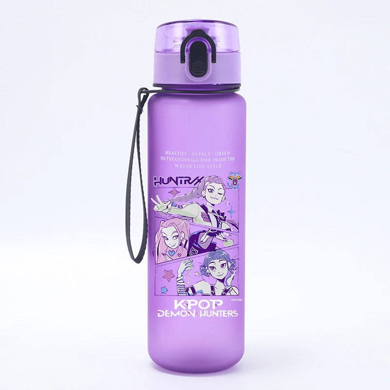 Borraccia KPop Demon Hunters Design Kawaii, Senza BPA, 500ml, Regalo per Bambine