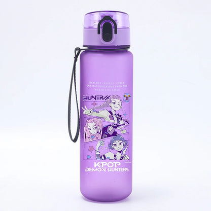Borraccia KPop Demon Hunters Design Kawaii, Senza BPA, 500ml, Regalo per Bambine