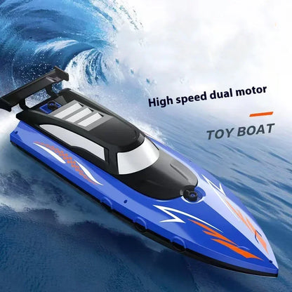 Barca RC 2.4Ghz Ad Alta Velocità - Giocattolo per Bambini Piscina/Lago