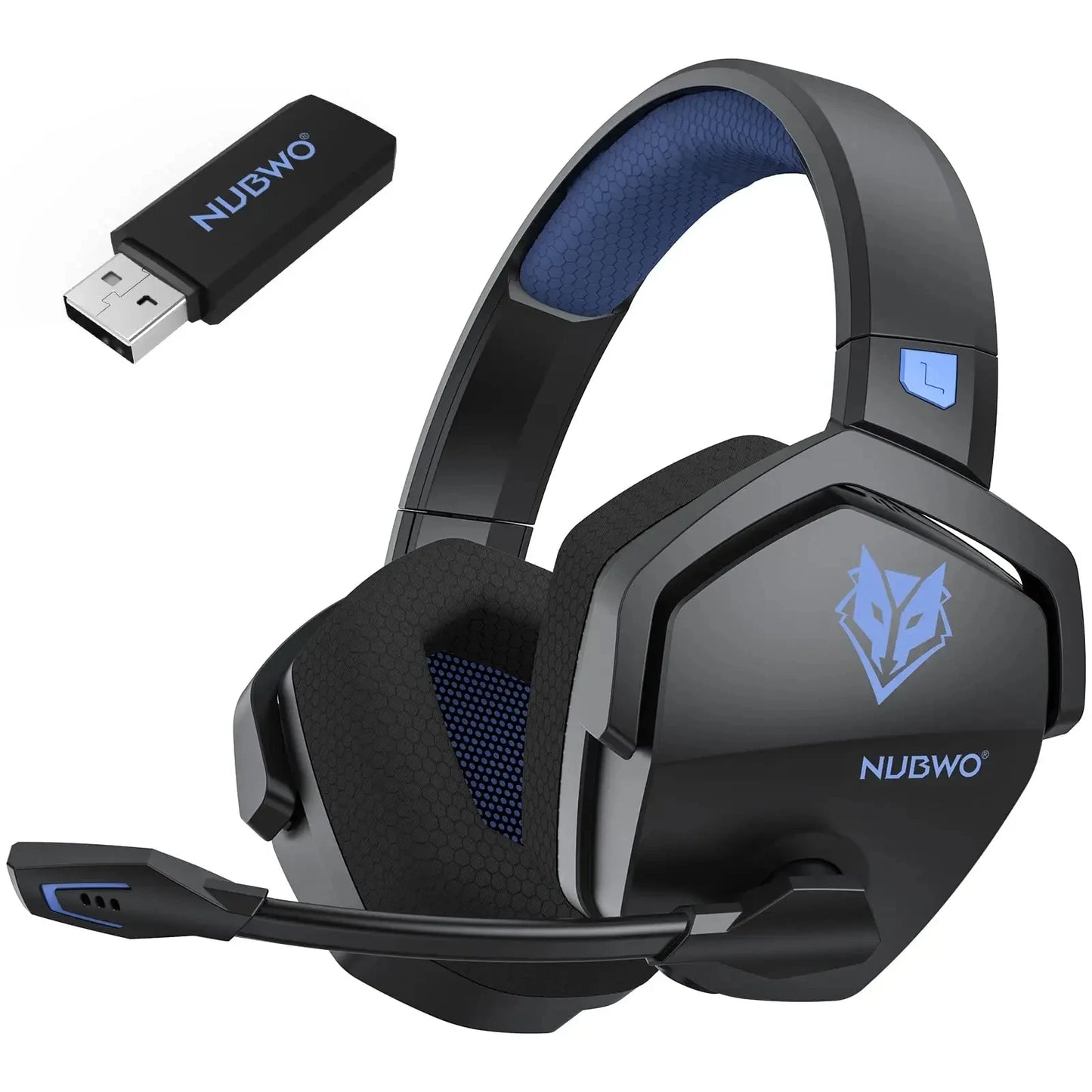 Cuffie Auricolari Gaming Wireless  - Doppia Connessione 2.4G/Bluetooth, 100h Autonomia, Microfono ENC, per PC PS4 PS5