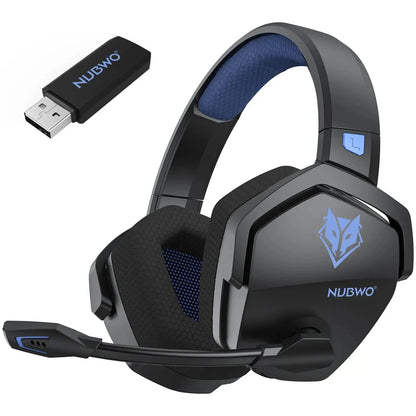 Cuffie Auricolari Gaming Wireless  - Doppia Connessione 2.4G/Bluetooth, 100h Autonomia, Microfono ENC, per PC PS4 PS5