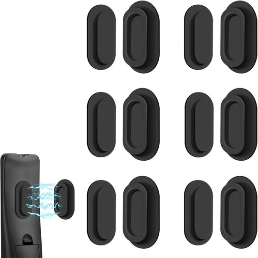 Supporto Telecomando Magnetico in Silicone 6 Pezzi | Adesivo 3M per Parete | Porta Telecomandi e Chiavi Universale