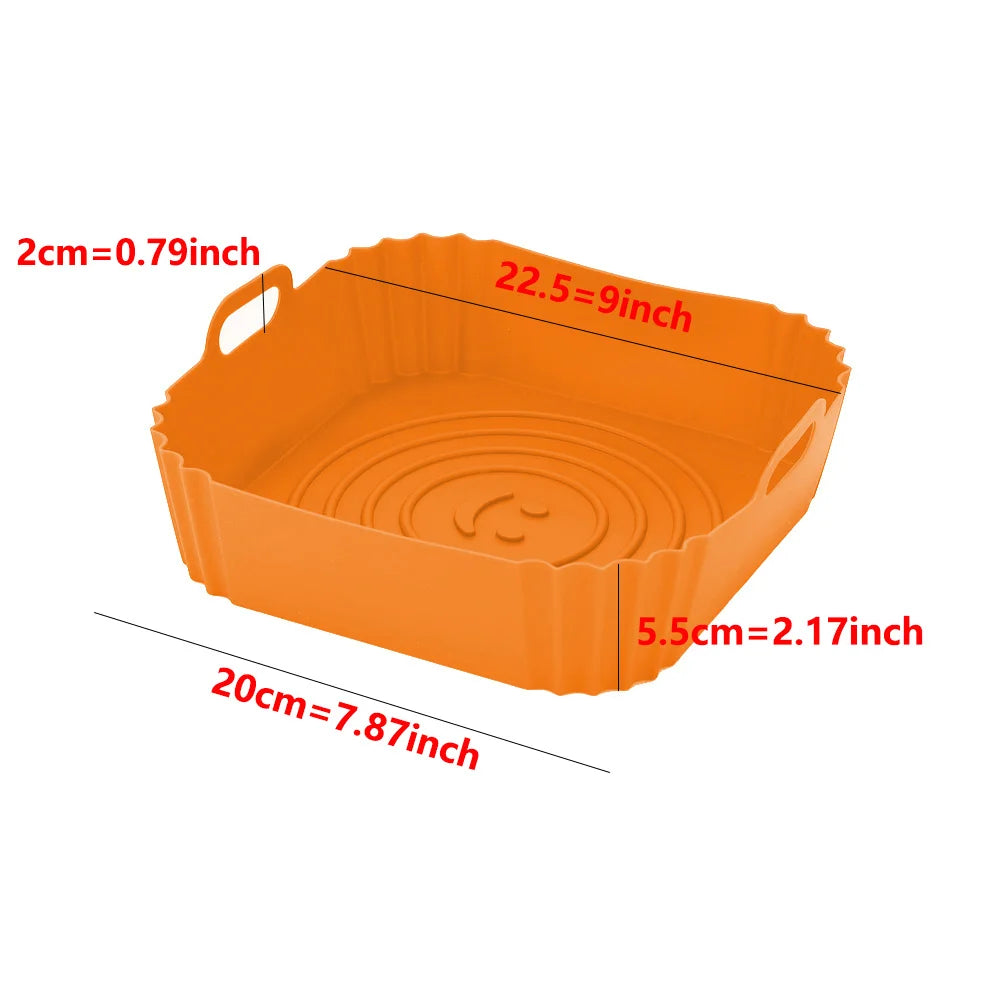 Accessorio Air Fryer in Silicone - Per Pizza, Pollo e Dolci, Antiaderente