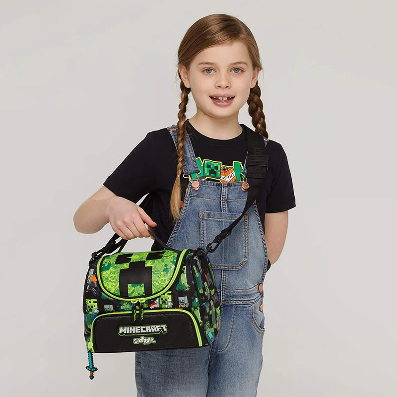 Zaino Minecraft Creeper Smiggle + Accessori  Scuola