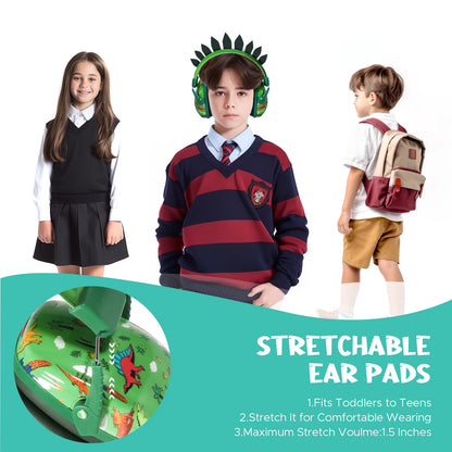 🦕🎧 Cuffie Antirumore per Bambini - Design Dinosauro & Unicorno!