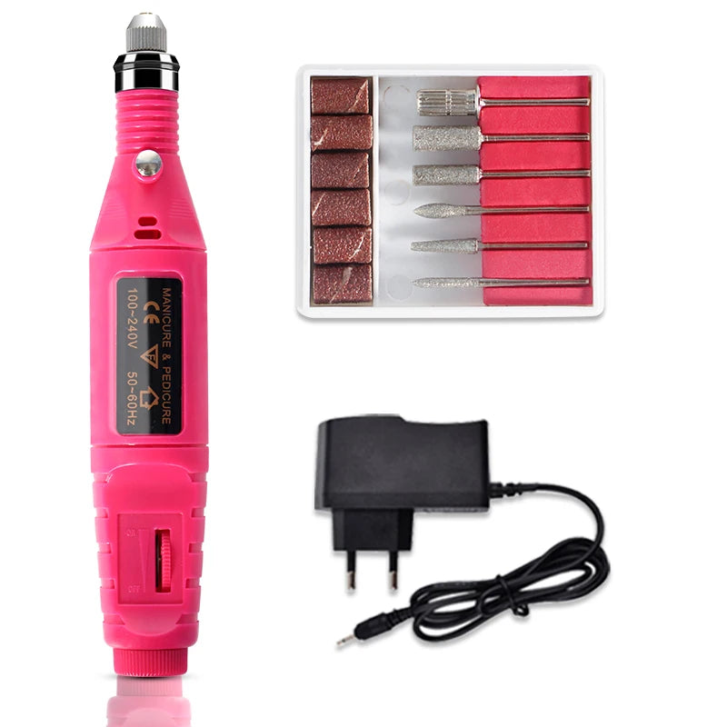 💅 Kit Unghie Gel Professionale con Lampada UV 36W - Fresa Elettrica + Smalti Base/Top Coat