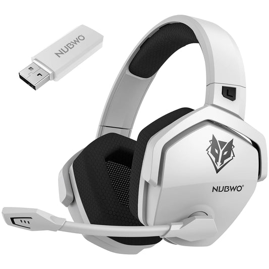 Cuffie Auricolari Gaming Wireless  - Doppia Connessione 2.4G/Bluetooth, 100h Autonomia, Microfono ENC, per PC PS4 PS5