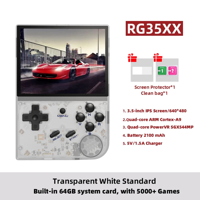 🔥ANBERNIC RG35XX PLUS: 5000+ Giochi Retro Portatile! IPS 3.5" + TV Out HD🎮