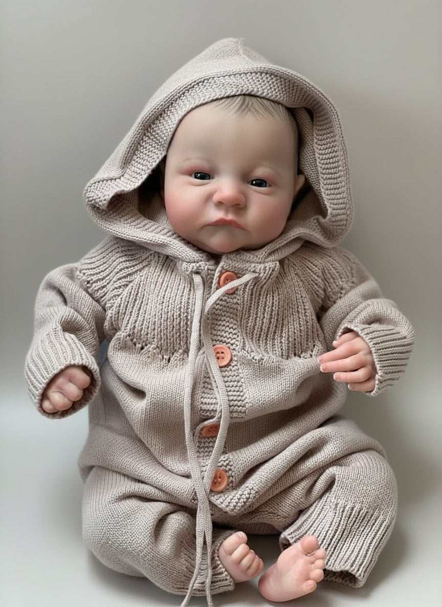 Bambola Reborn Levi 48cm - Pelle 3D con VENE Visibili - Collezione