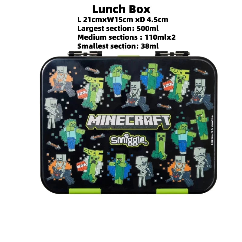 Zaino Minecraft Creeper Smiggle + Accessori  Scuola