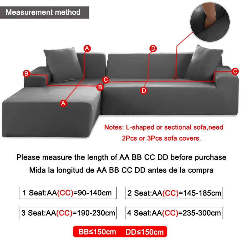 Copridivano Jacquard Morbido - Elasticizzato per Divani L/2/3/4/5 Posti
