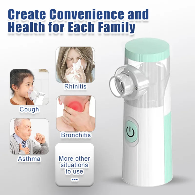 🌬️ Nebulizzatore Medicale Silenzioso - Per Asma, Allergie, Tosse, Bronchite e Vie Respiratorie!
Ultra compatto, portatile e adatto a tutta la famiglia. Trattamenti efficaci ovunque!