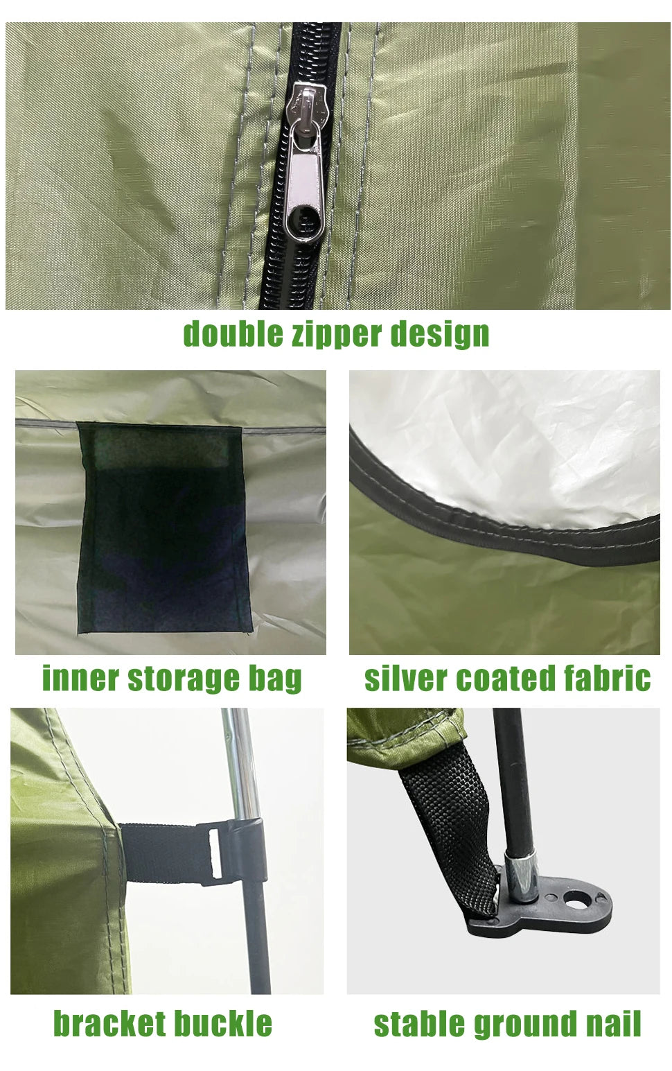 Tenda Doccia Portatile - Privacy per Campeggio, Spiaggia e Bagno