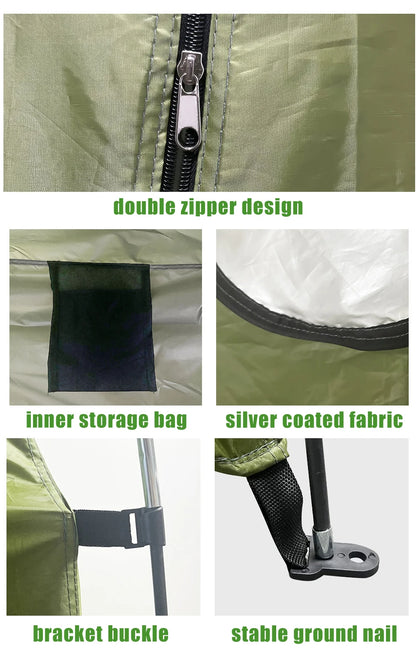 Tenda Doccia Portatile - Privacy per Campeggio, Spiaggia e Bagno