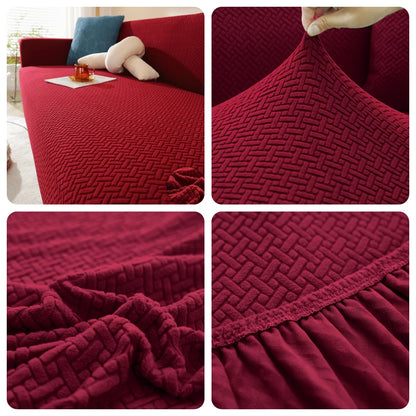 Copridivano Jacquard Morbido - Elasticizzato per Divani L/2/3/4/5 Posti