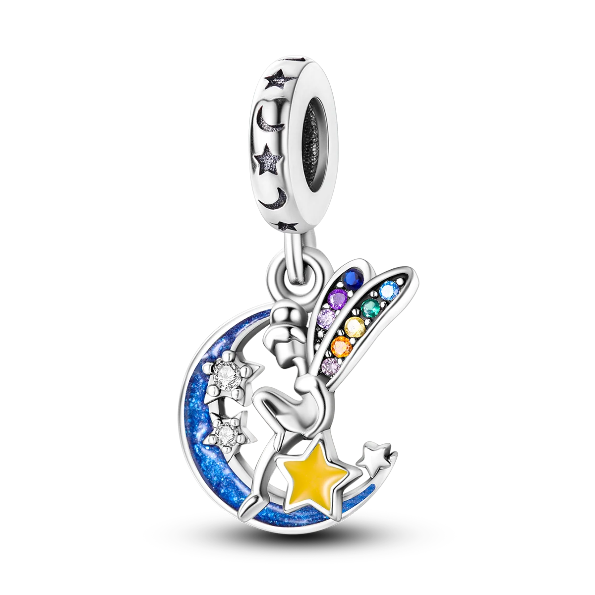 Bracciale Charm Argento 925 - Perle Blu, Gioielli Fai Da Te, Design Moderno e Minimalista Crea il tuo gioiello unico! Perle in argento sterling e charm eleganti.