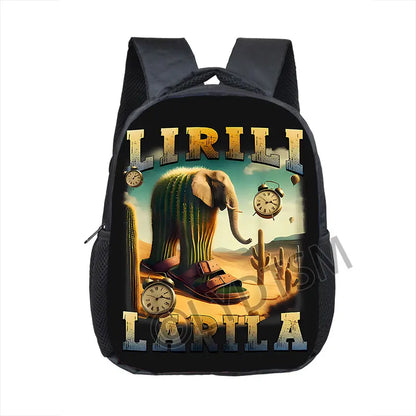 🎒 Zaino Brainrot Italiano - Tralalero Tralalà! Per Bambini 2-4 Anni