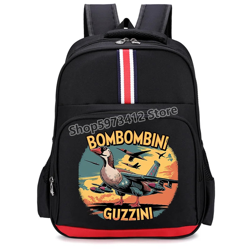 🎒 Zaino Scolastico "Italian Brainrot" - Stampa Cartoon Unica! ✨ Capienza XXL + Design Esclusivo - Per Studenti Fashion!