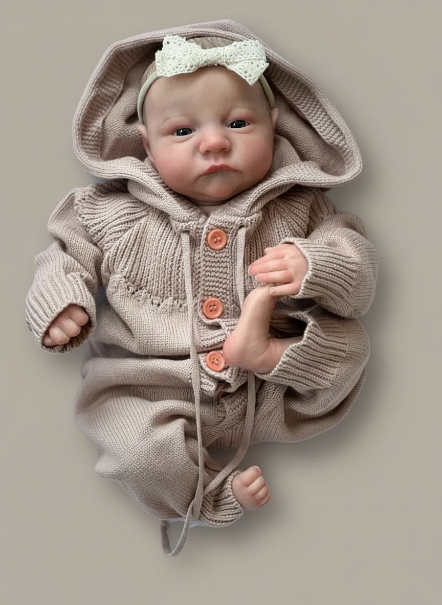 Bambola Reborn Levi 48cm - Pelle 3D con VENE Visibili - Collezione