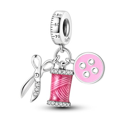 Perline e Ciondoli in Argento 925 Sterling con Zirconi - Per Bracciali Fai da Te e Gioielli