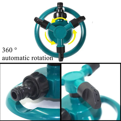🚿 Irrigatore Automatico 360° - La Soluzione Perfetta per il Tuo Giardino