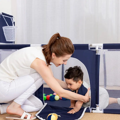 Box Parco Giochi Bambini 6Mesi-6Anni con Palline e Recinzione Sicurezza