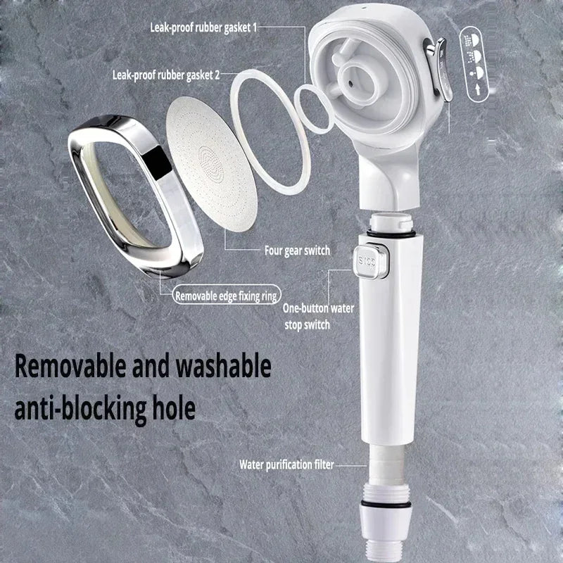 🚿 SOFFIONE DOCCIA XIAOMI AD ALTA PRESSIONE – 3 MODALITÀ REGOLABILI