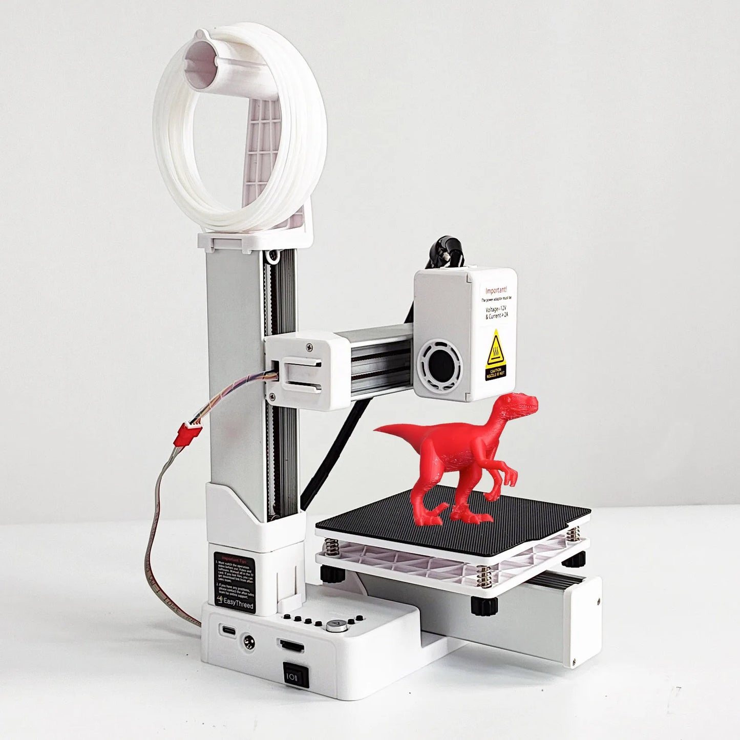 Stampante 3D EasyThreed Base - Con Adattatore, Per PLA e TPU 1.75mm
