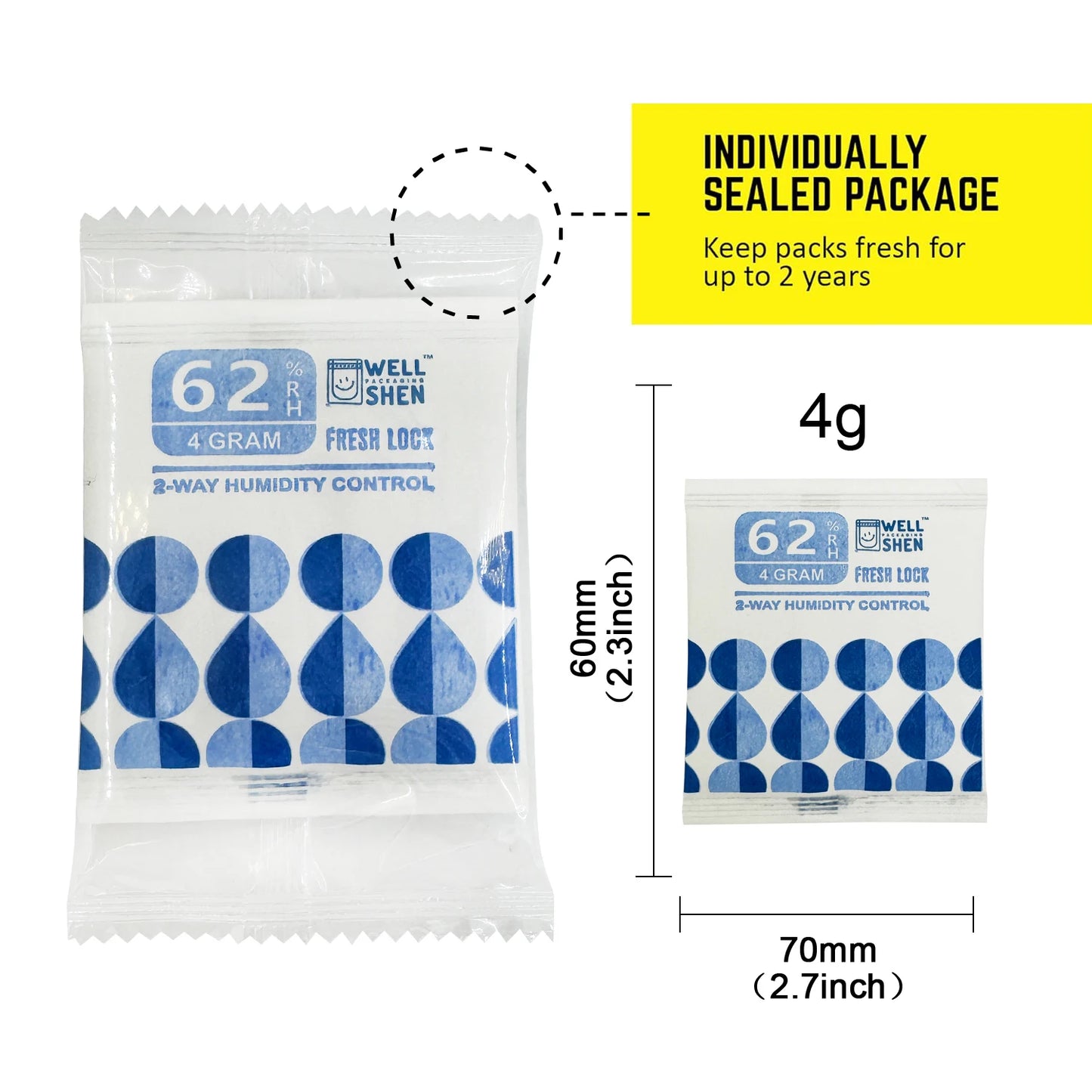 Sacchetti Terp-Control Mylar | Sigillabili a Caldo | 1/8Oz - 2Lb | 58-62% RH