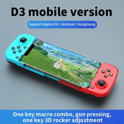 🎮Controller Wireless Estensibile | Gamepad Bluetooth 5.0 per Android/iOS | Compatibile con Samsung/Huawei/Iphone| Design Ergonomico & Portatile