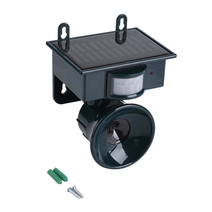 Sensore di movimento PIR ad energia solare repellente per parassiti ad ultrasuoni Bird Dog Cat Mouse Chaser repellente ad ultrasuoni repellente solare per parassiti