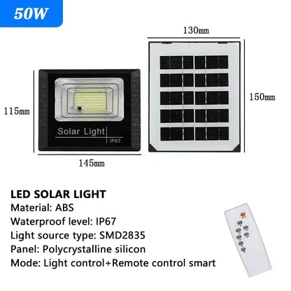 Luci faretti Solari 30-500W LED Telecomando Impermeabile – Esterni/Stradali!