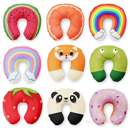 Cuscino da Viaggio Gonfiabile a Forma di Panda - Stile INS Carino per Bambini e Adulti