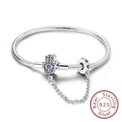 Bracciale in Argento 925 - Cuori con Zirconi, Regalo Perfetto per Donne, Gioiello Elegante e Personale