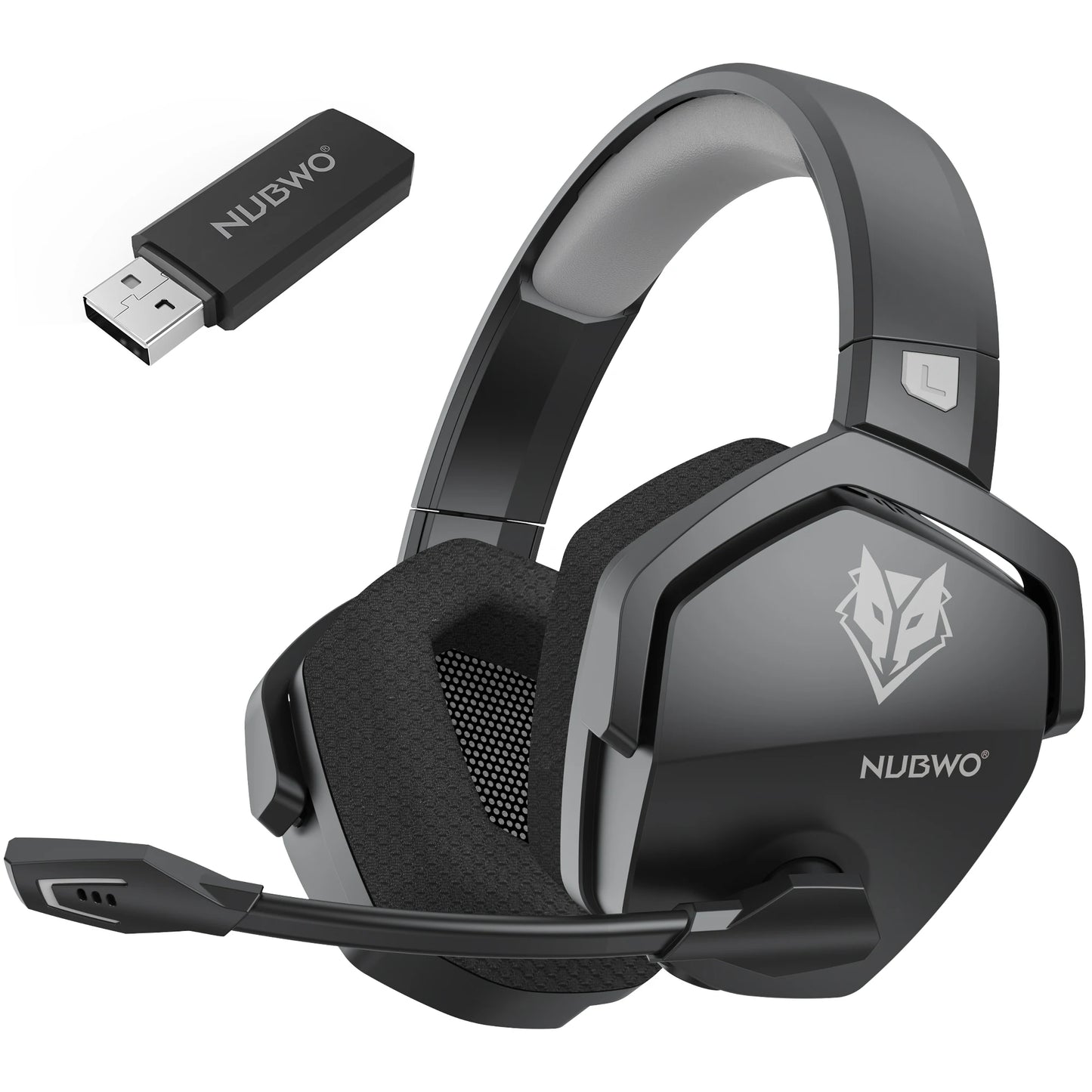 Cuffie Auricolari Gaming Wireless  - Doppia Connessione 2.4G/Bluetooth, 100h Autonomia, Microfono ENC, per PC PS4 PS5
