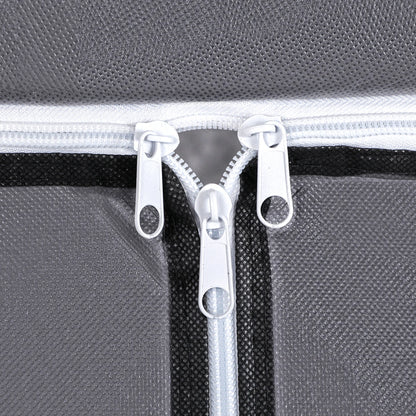 Armadio Pieghevole Tessuto 🚪 | 160cm Alto, 3 Ripiani | Organizza Casa in 1 Minuto