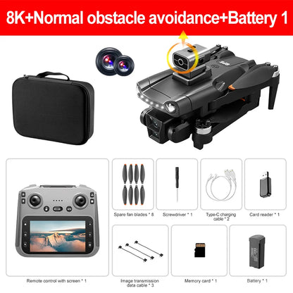Norma Mijia V198MAX Drone 8K Professionale FPV Brushless Laser Evitamento Ostacoli Antenna Ottica Pieghevole Quadcopter Mini 4K Dron