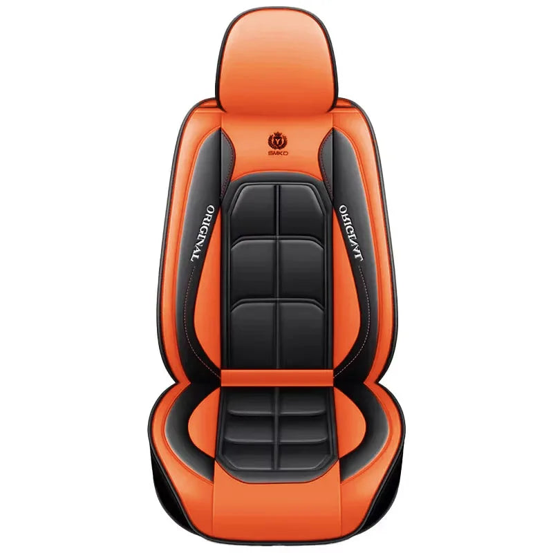 Coprisedili in Pelle Sintetica | Compatibile Auto, Camion, Gaming Chair | Antimacchia & Facile Pulizia