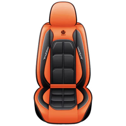 Coprisedili in Pelle Sintetica | Compatibile Auto, Camion, Gaming Chair | Antimacchia & Facile Pulizia