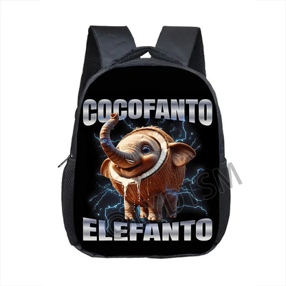 🎒 Zaino Brainrot Italiano - Tralalero Tralalà! Per Bambini 2-4 Anni