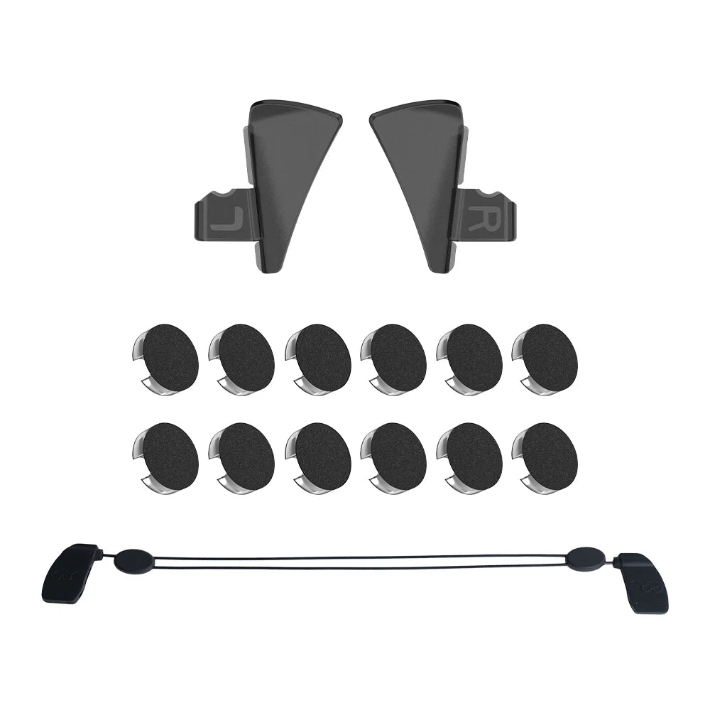 HiBloks Per RayBan Meta Wayfarer Skyler Headliner GEN1 e GEN 2 Parasole Adesivi/Deflettore Occhiali Cordino Occhiali Accessori